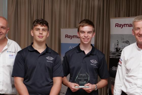 Apprentices at sunseeker award winners